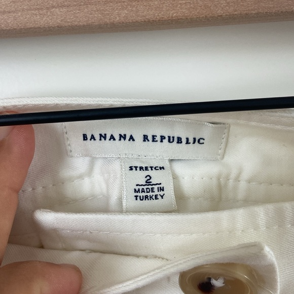 Banana Republic safari style skirt - off white Sz 2 - Picture 3 of 5